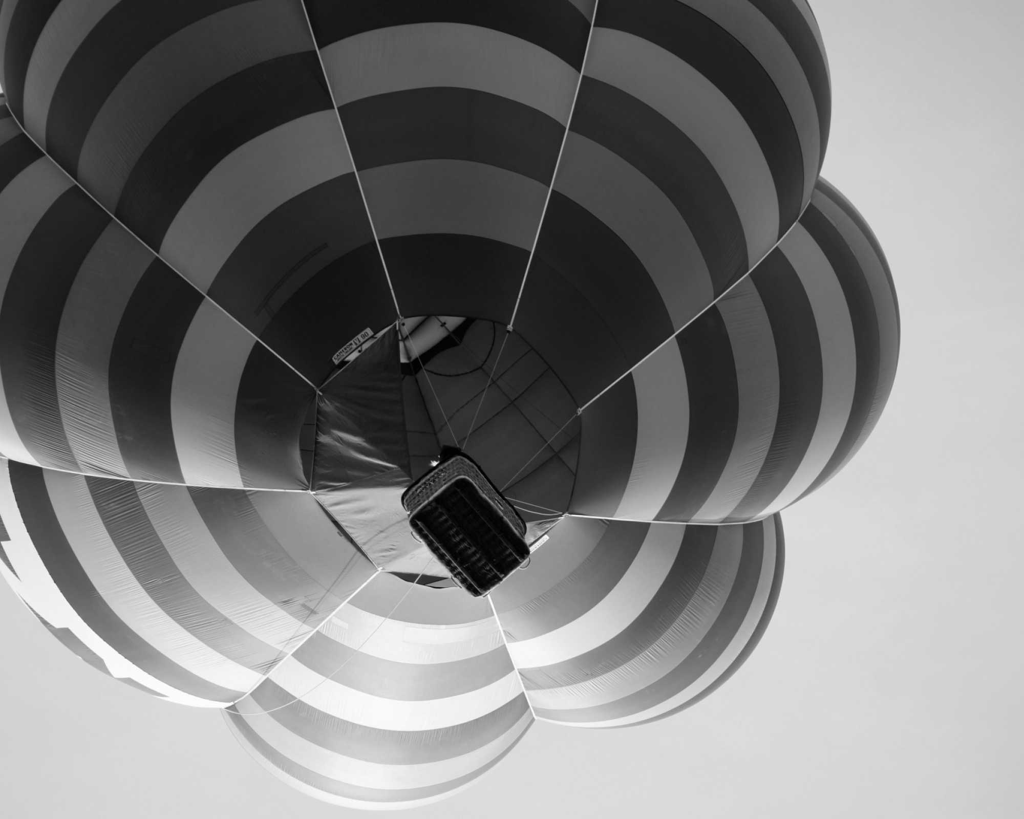Blue Hot Air Balloon