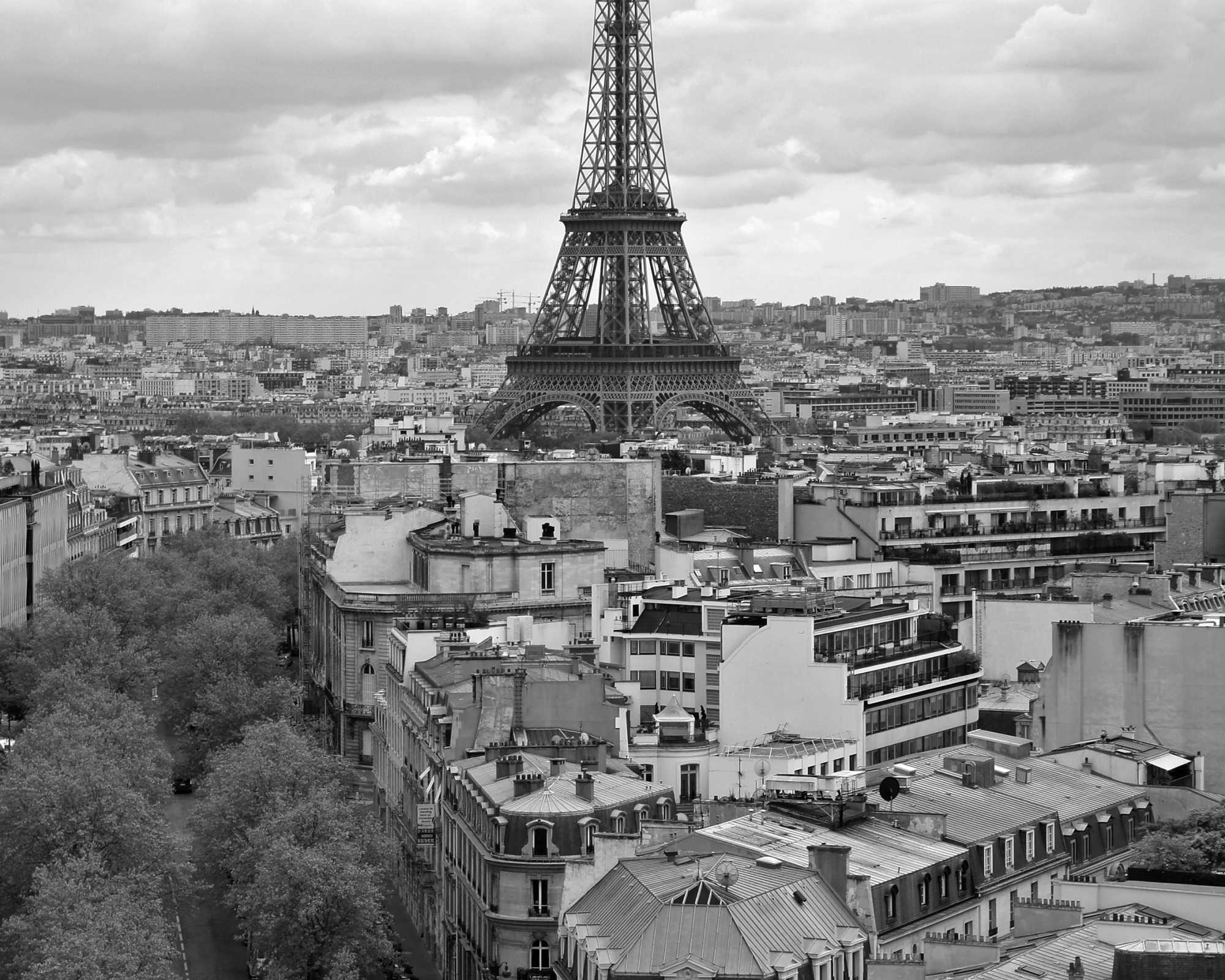Eiffel Tower from Arc de Triomphe