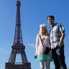 Josh and Lisa Infront of the Eiffel Tower