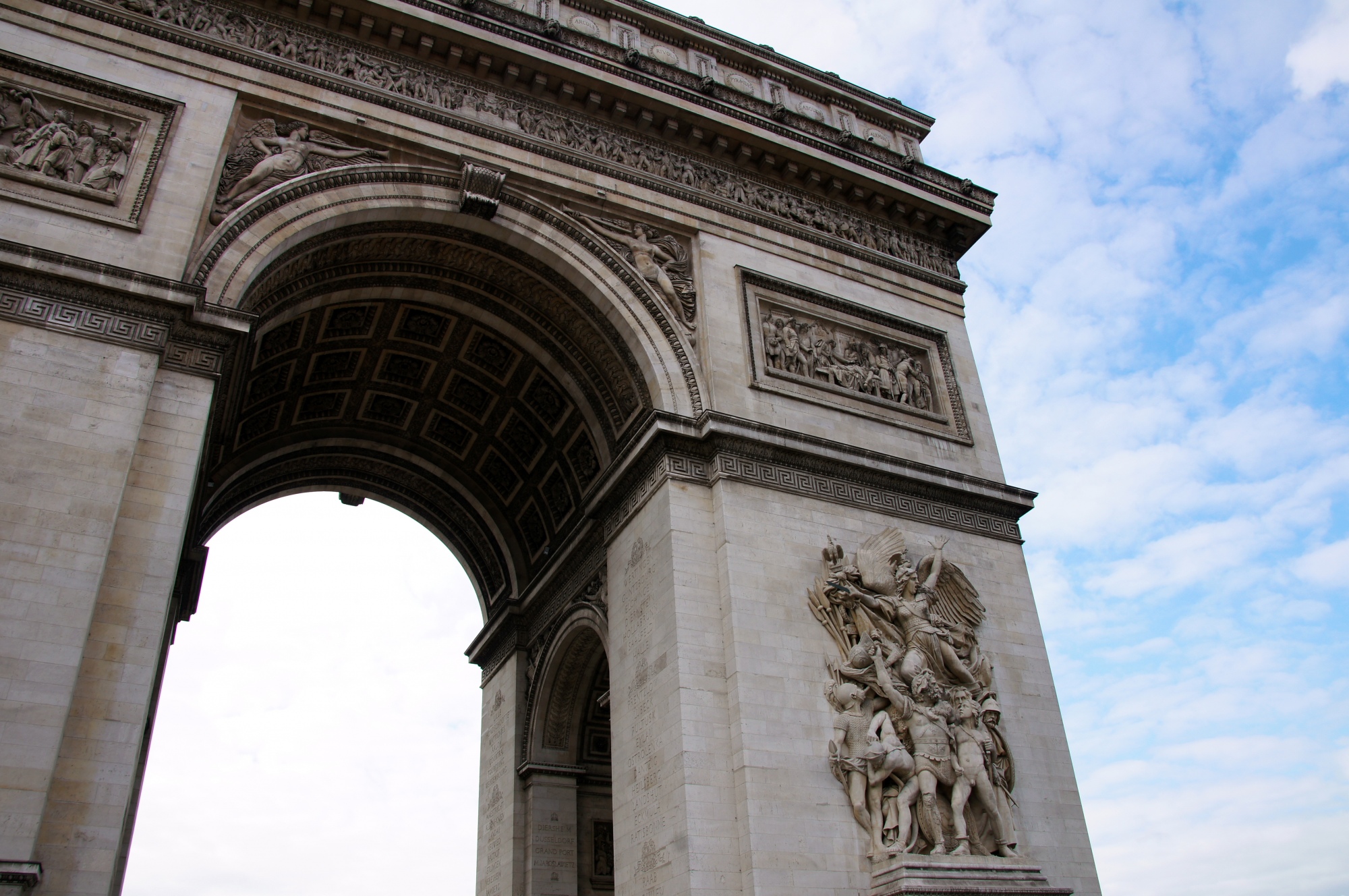The Arc de Triomphe