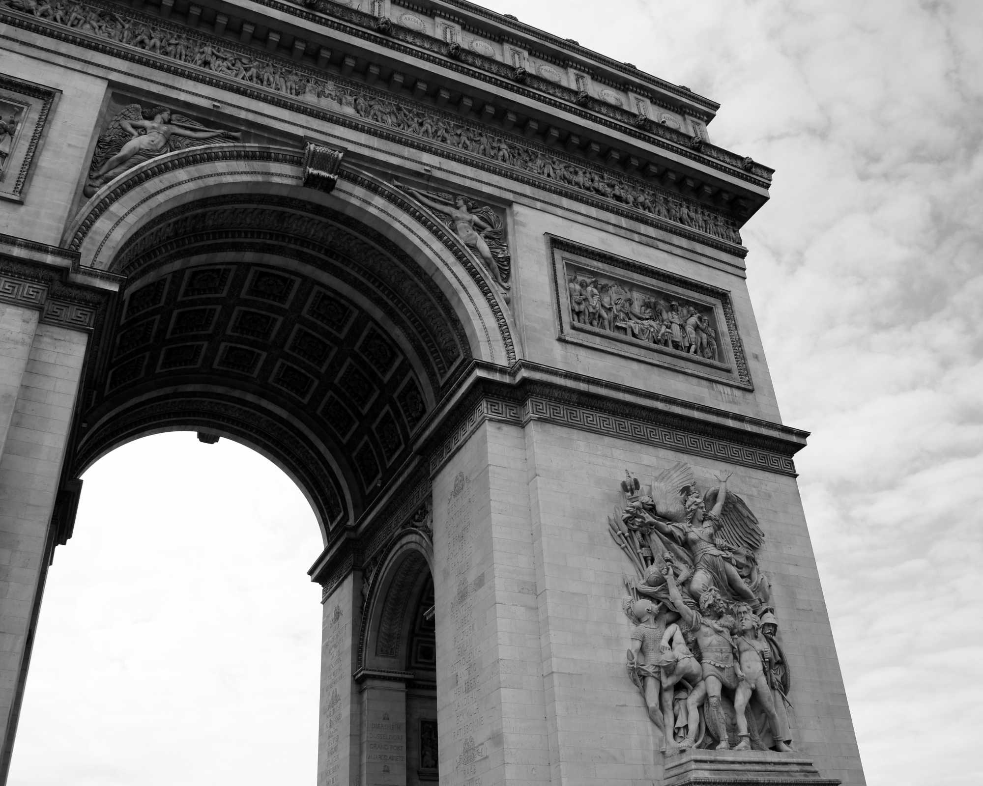 The Arc de Triomphe
